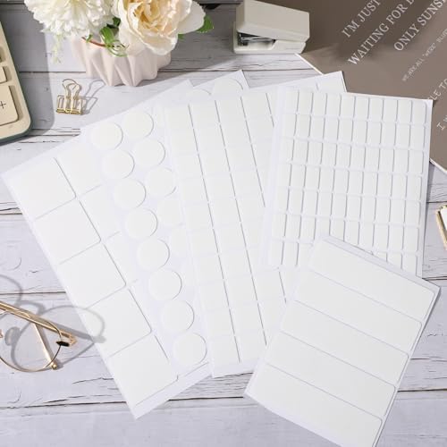JANYUN 140 Pcs Clear Sticky Dots,35 mm Round Putty Tape for Festival Decor