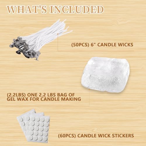 2.2 Lbs Gel Wax for Candle Making