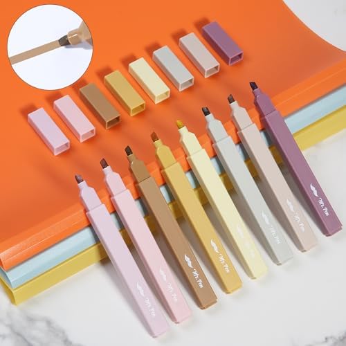 Mr. Pen- Aesthetic Highlighters No Bleed, 8 Pack, Assorted Colors | Chisel Tip, Cute Highlighters Assorted Colors for Journaling, Highlighting, Underlining, Fast Dry, Back to School Supplies