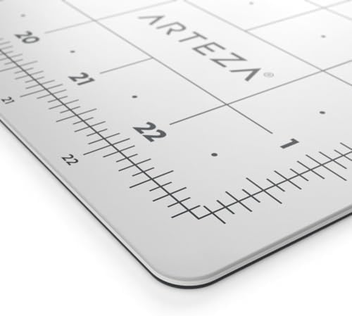 ARTEZA Self Healing Cutting Mat, 18 x 24 Inch Rotary Cutting Mat, Double-Sided 3 mm PVC-Free Craft Mat with Grid Lines and Angle Guides for Sewing, Quilting, Fabric, Paper, Vinyl, and Crafts