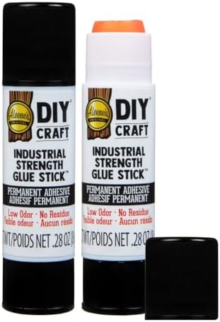 Aleene's DIY Craft Industrial-Strength Glue Sticks, Permanent Bond for Easy Repair, 2 Pack
