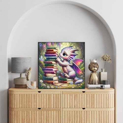 WNPOKN Dragon Diamond Art Kits for Adults 13.8x13.8Inch
