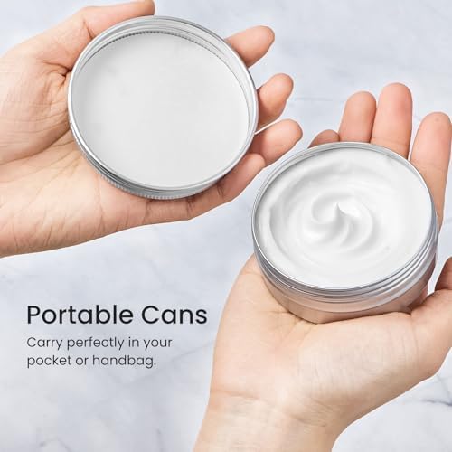 TUZAZO 24Pack Aluminum Tins, 2 Oz Metal Container with Lids and Labels