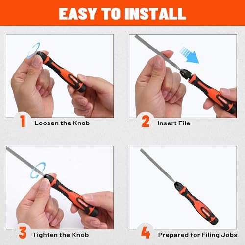 ValueMax 7PCS Interchangeable Needle File Set, Small File Set
