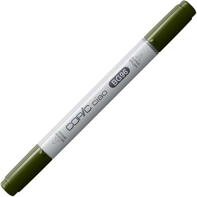 Copic Markers BG96 Ciao with Replaceable Nib, Bush