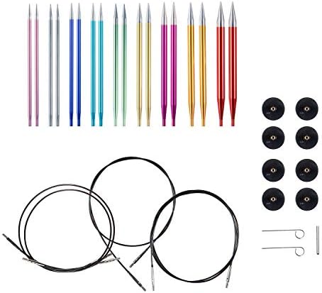 Knit Picks Aluminum Interchangeable Circular Knitting Needles Set (Prism)