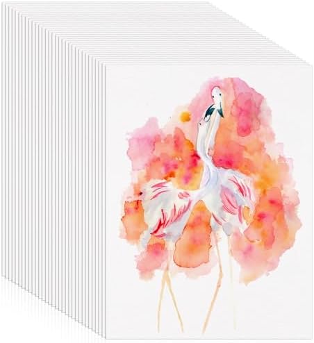 120 Sheets Watercolor Paper 8.5 x 11 in, 140 Lb/300 GSM, Cold Press