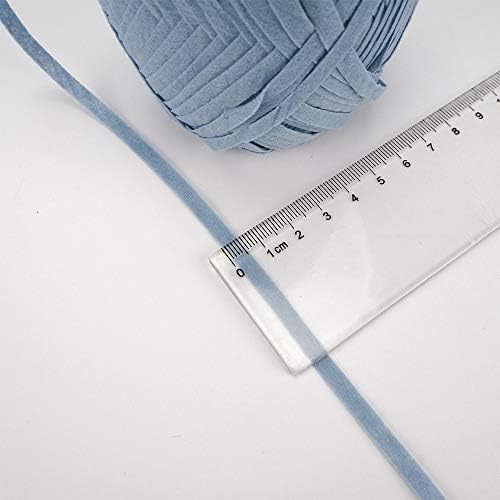 NICEEC 3 Skeins Kraft Paper Yarn 474yds/5.3oz - Light Blue
