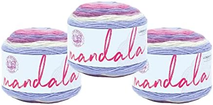 Lion Brand Yarn, Mandala DK Crochet Yarn, Wood Nymph, Multicolor, 3 Pack