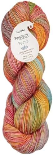 KnitPro Symfonie Fingering Weight Merino Wool Yarn 100g, Mystic Lagoon