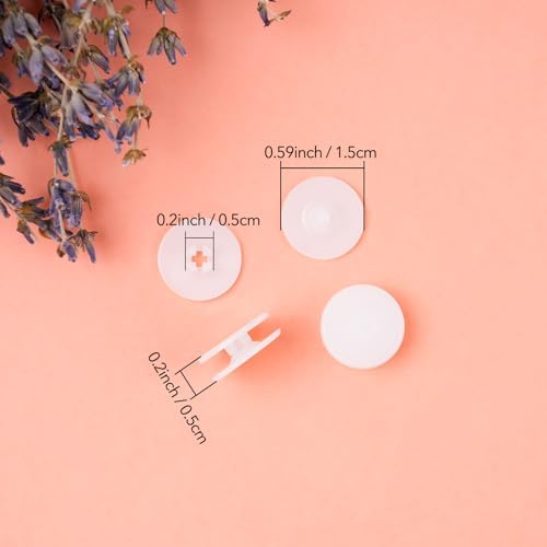 100 Pairs Snap'n Slides for Making Slider Card Spinner Swing Arm Cards; Round Interlocking Disks Easy Interactive Elements Snap and Spin for Card Making DIY Scrapbooking Paper Crafts Projects