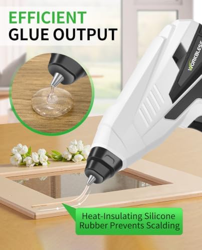 Hot Glue Gun 100W Auto Hand Free Fast Heat W/Mini Sticks Set