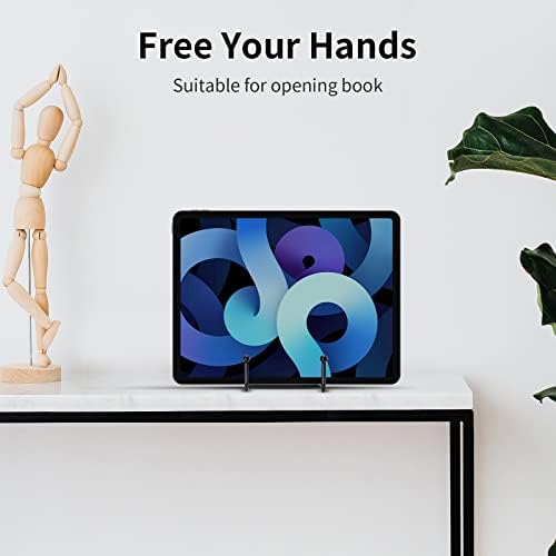 Kruodop 6 Inch Plate Stands for Display, 5 Pack Plate Holder Display Stand, Black Metal Frame Easel Holder Stand for Pictures,Book, Photo, Decorative Plate