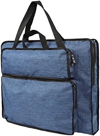 Students Water-Resistant Artist Portfolio Tote for Art Supplies Storage - 8K Drawing Board Carry Shoulder Bag, Sketch Pad Board Case - Durable Portfolio