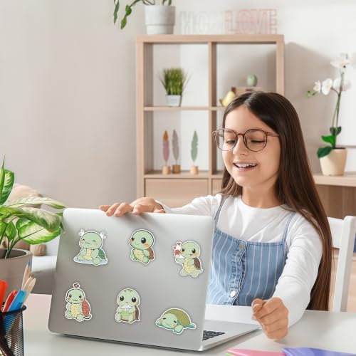Bulerrylulu 9 Pcs Turtle Diamond Painting Magnets Kits Cat Fridge Magnet Stickers Diamond Art Painting Keychains Gem Painting kit for Beginners Adults DIY Art Craft Gifts Home Decors
