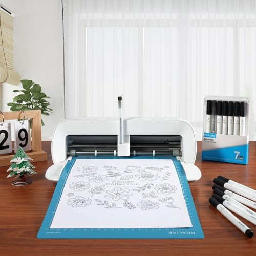 REALIKE 8.5”x12” Cutting Mat Compatible with Cricut Joy Xtra, Blue Light Grip Cutting mats for Joy Xtra Accessories