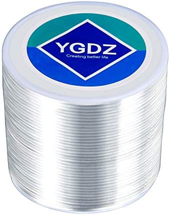 YGDZ 1.5mm Bracelet String, Elastic String Crystal Stretch Thread Clear Beading Cords for Bracelets Beading Making