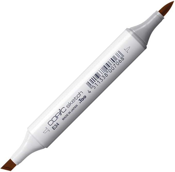 Copic Markers E34-Sketch, Orientale Update to Toast