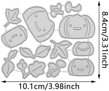Halloween Patchwork Pumpkin Metal Cutting Dies for Card Making