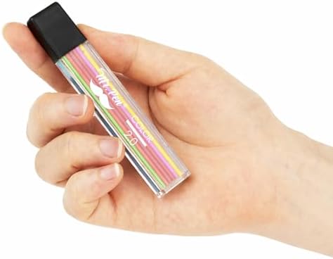 Mr. Pen- 2.0 mm Lead Refills, 48 Pack (12 per Tube), Colorful, 90 mm Length