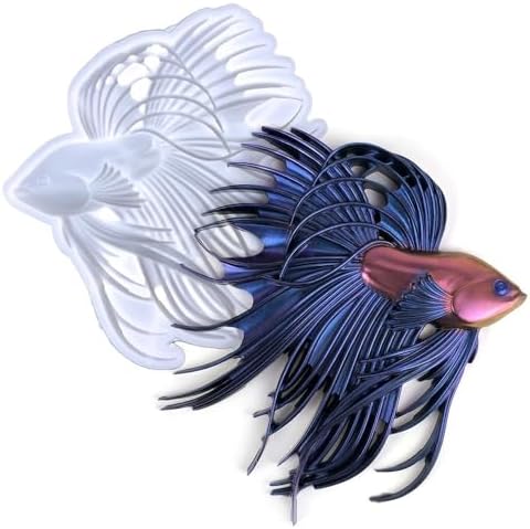 3D Fish Silicone Mold for Epoxy/UV Resin Casting DIY Craft Art Decors