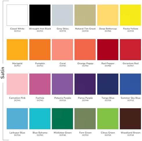 DecoArt Patio Outdoor Paint Set – 24 Starter Colors (2 fl oz Bottles) – Outdoor Weatherproof Permanent Paints for Wood, Terra Cotta & DIY Crafts