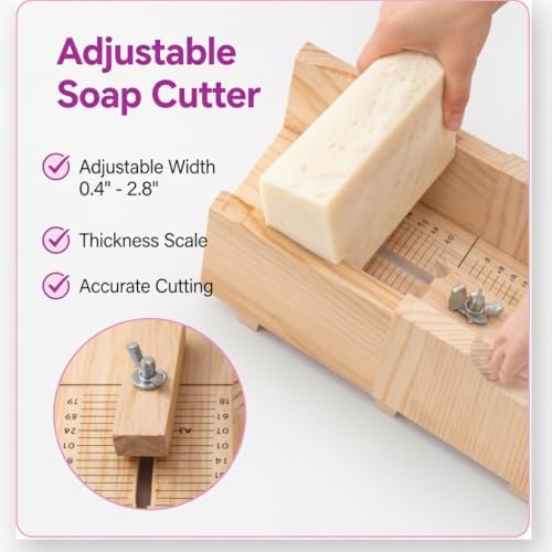 215-Piece Soap Making Kit with Soap Molds Soap Making Molds for Soap Making