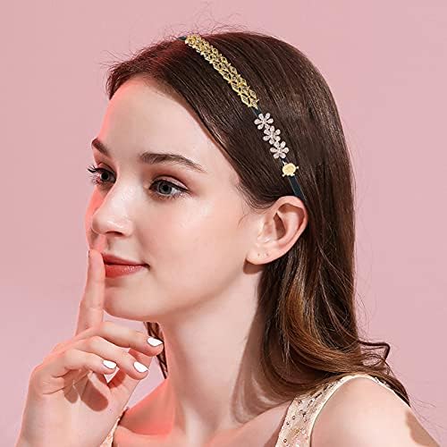 20 PCS White Satin Covered Headbands for Girls Women Christmas Plain DIY Craft Head bands Plastic Thin Headband for Women(White)