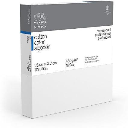 Winsor & Newton Professional Cotton Canvas, 10" x 10" Deep Edge