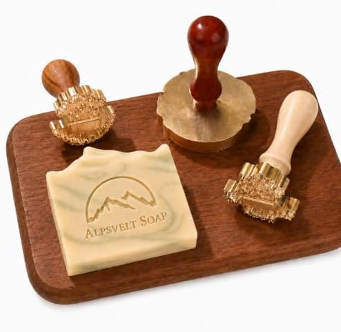 Custom Soap Stamp for Homemade Soap, DIY Branding Tool Gift for Soap Makers