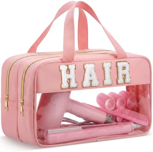 Pinkunn Hair Tool Travel Bag Tools Large Travel Case, Nude Pink