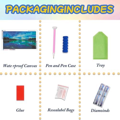 Extra Large Diamond Art Kits for Adults, 5D Diamond Painting Kits 28x16 In