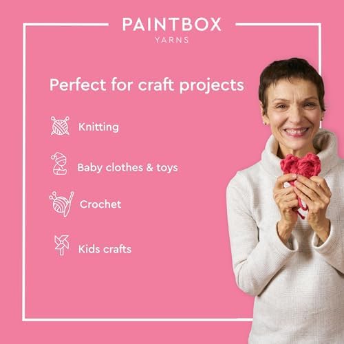Paintbox Yarns 100% Cotton Aran Yarn 1.76oz / 50g, 93yds / 85m