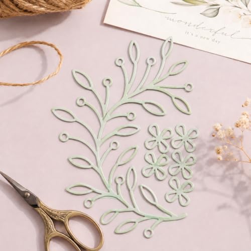 Grevosea Flowers Cutting Dies for Card Making, 4.5x3 Inch Metal Die Cuts