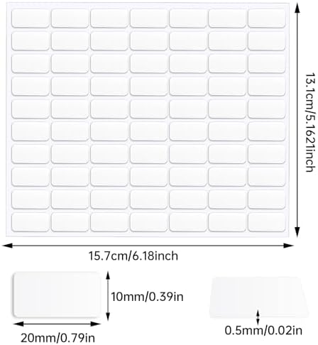 JANYUN 280 Pcs Mounting Putty, Double Sided Sticky Dots Clear Poster Putty