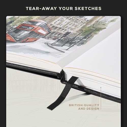 Beechmore Books A5 5.8x8.3 Mixed Media Sketchbook 300 GSM/140LBS