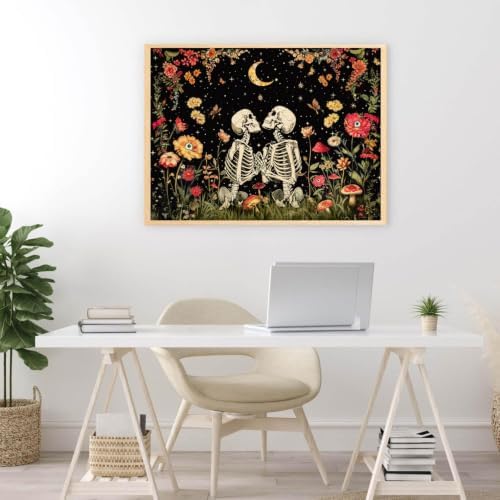 KICHANG Skull Diamond Art Kits for Adult Diamond Painting Kit for Beginner