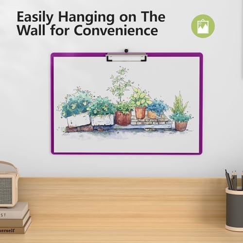 Extra Large Clipboard, 11 x 17 Purple Plastic Drawing Board