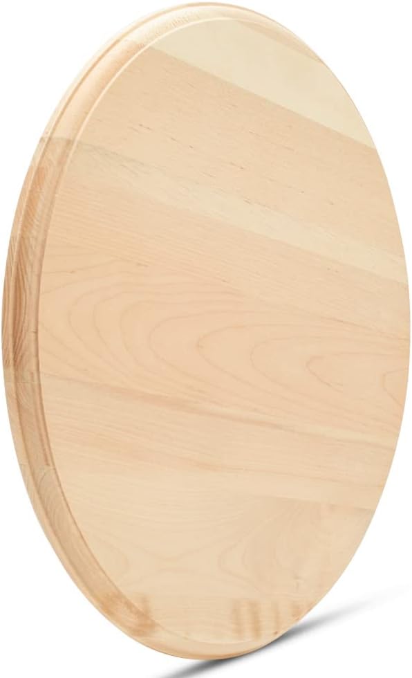 Unfinished Wooden Circles 12 inch, Pack of 2 Round Wood Plaques Unfinished Wood Circles for Crafts Charcuterie Board by Woodpeckers