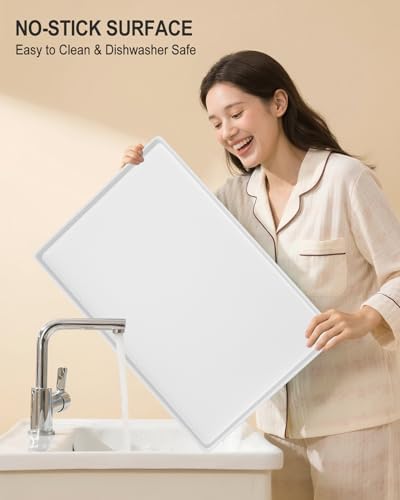 Silicone Art Mat for Crafts, 16" x 24" Waterproof Non-Slip Painting Mat