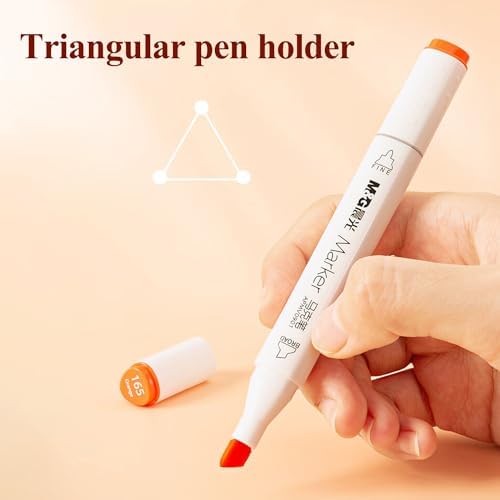 M&G Alcohol Markers, 60 Colors Dual Tip Art Markers, coloring markers with Storage Case for Adult Stocking Stuffers,Christmas Gift Idea for artists (White Barrel)
