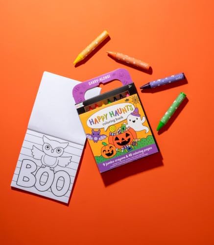 Ooly Carry Along Coloring Book for Kids, 48 Pages – Happy Haunts