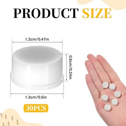 30 Pcs Mini Rotating Bearings, DIY Rotating Base, 360°Rotation Smooth Spin for Handmade Crafts Paper Cards Scrapbooking Greeting Cards Jewelry Making Nail Decoration