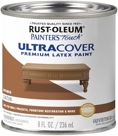 Rust-Oleum Painter's Touch Latex Brush-On Paint, Satin Nutmeg