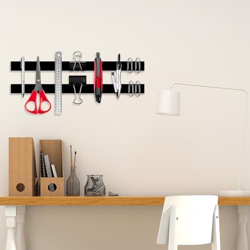 Magnetic Tape with Adhesive Backing, 20 Feet x 1 Inch, Flexible