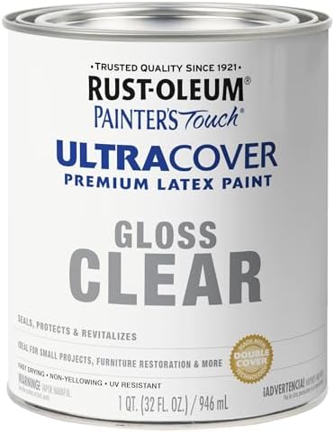 Rust-Oleum Painter's Touch Latex Brush-On Paint, Gloss Clear