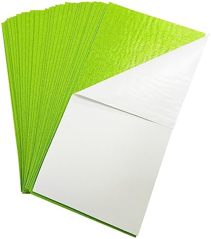 Jtnohx Self Adhesive Felt Sheets Adhesive Backed Felt Fabric Green 4"x8"