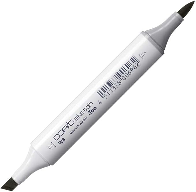 Copic Markers W8-Sketch, Warm Gray