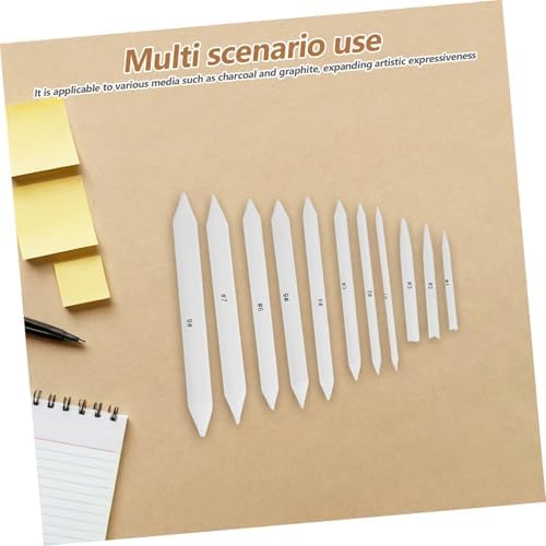 TIDTALEO 33pcs Sketch Drawing Tools Blending Stumps and Tortillions Set with Sandpaper Sharpener Pencil Extension Tool and Erasers for Beginner Artists and Students