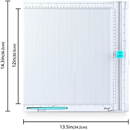 Ecraft Paper trimmer Scoring Board: 12 x12 inch craft paper cutter - folding & Scorer for cover of book & Gift box and Photo etc